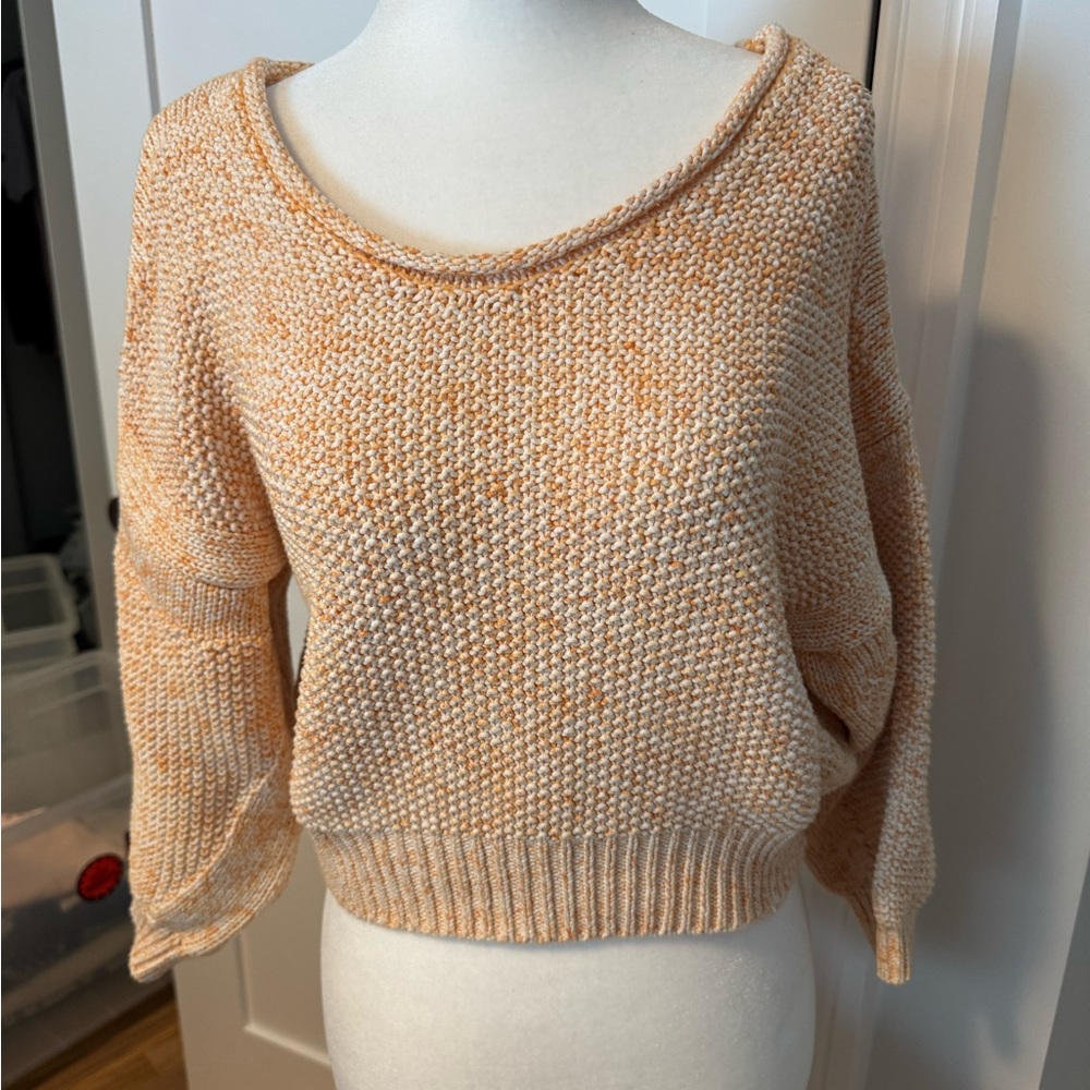 Anthropologie Peach Knit Women's Sweater